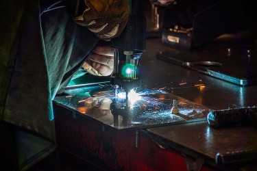 Manufacturing shop photography