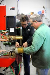 Men working on press